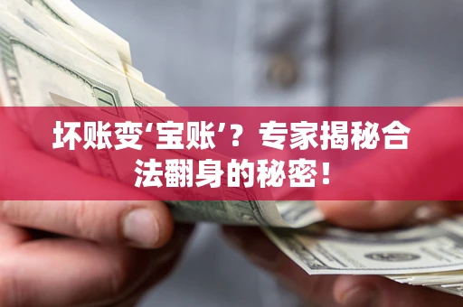北京坏账变‘宝账’？专家揭秘合法翻身的秘密！