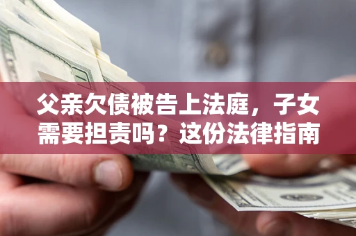 北京父亲欠债被告上法庭，子女需要担责吗？这份法律指南必须看完