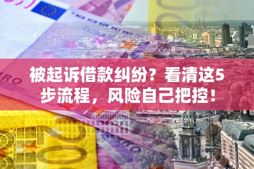 北京被起诉借款纠纷？看清这5步流程，风险自己把控！