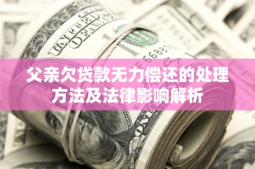 北京父亲欠贷款无力偿还的处理方法及法律影响解析