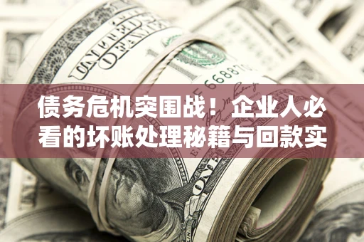 北京债务危机突围战！企业人必看的坏账处理秘籍与回款实战指南